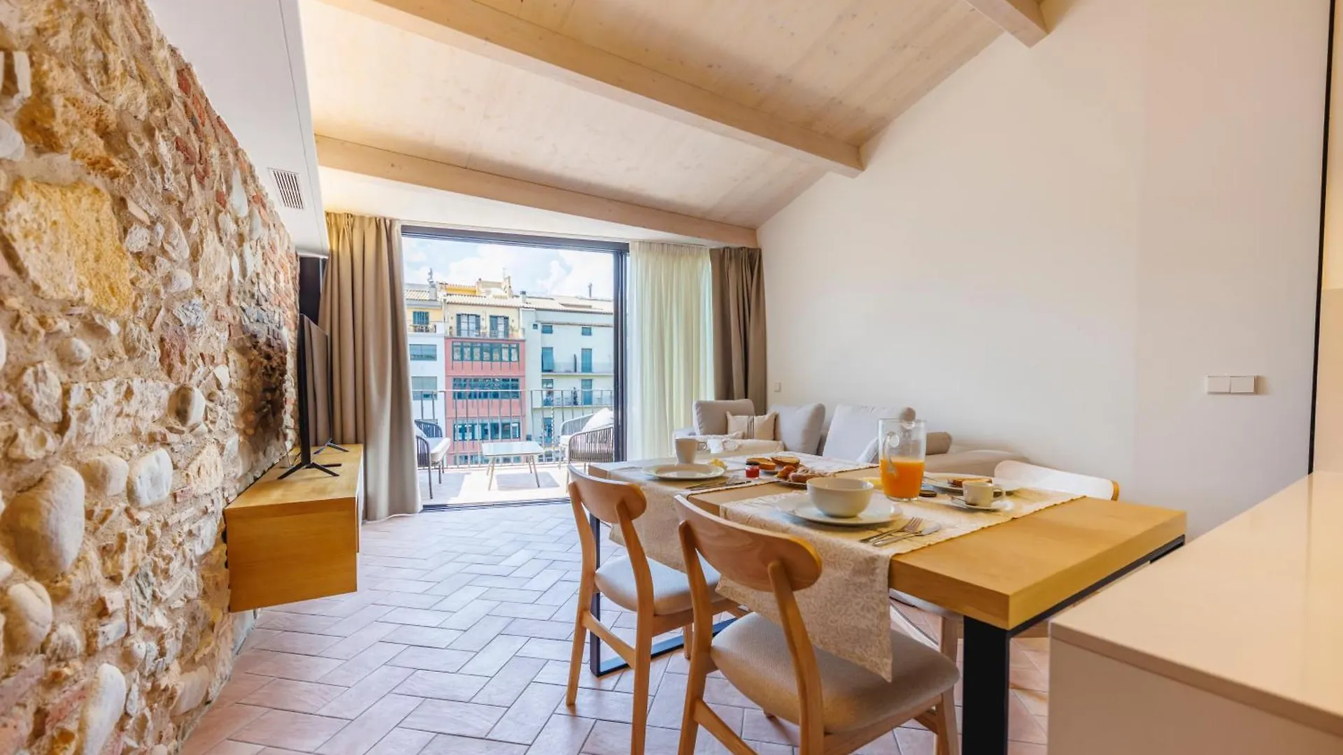 Bravissimo Ballesteries Penthouse, Monthly Apartment Жирона 0*,